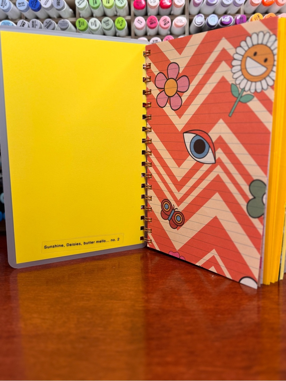 Handmade Notebook — Cream & Pink - Picture 4 of 16